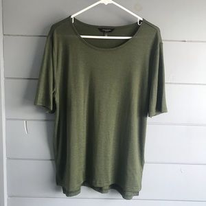 Banana Republic green luxe shirt